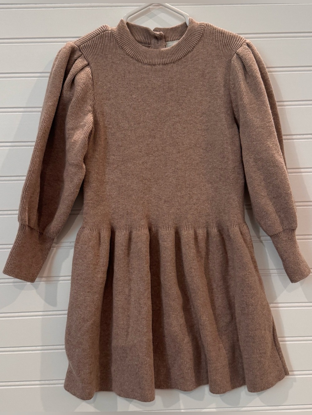 H&M Adorables 100% Cotton Puff Sleeve Sweater Dress 3T